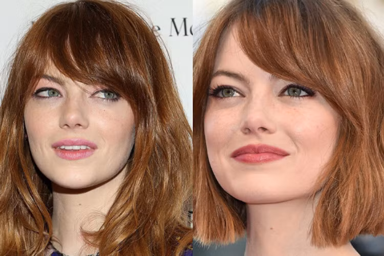Emma Stone sở hữu mái tóc vàng tự nhiên. Tuy nhiên, kiểu tóc ngắn giúp cô trông cá tính hơn. Nữ diễn viên xinh đẹp hiện đang hẹn hò với sao của phim "Người nhện" Andrew Garfield.