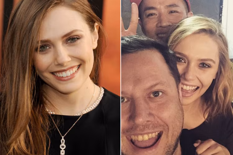 Nữ diễn viên Elizabeth Olsen dịu dàng với mái tóc dài nhưng cá tính với kiểu tóc ngắn gợn sóng.