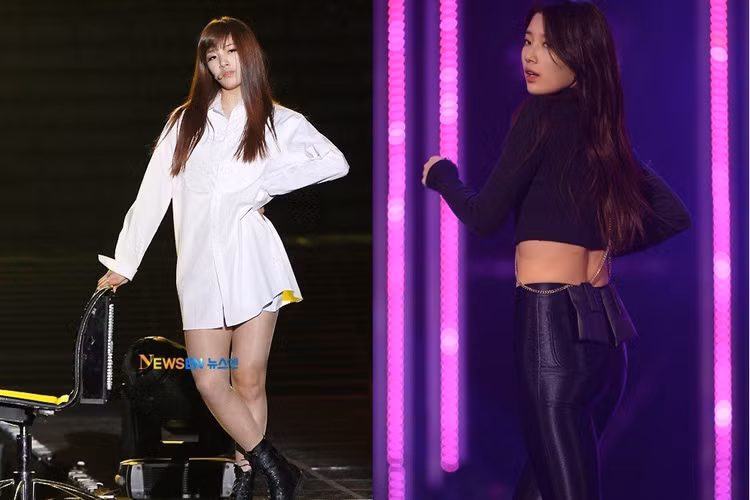 “Tình đầu quốc dân” tiếp tục bị chế nhạo về vóc dáng khi một bài viết chỉ ra nhiều khuyết điểm trên cơ thể của Suzy như phần hông hẹp, vòng ba phẳng lì hay lưng dài chân ngắn.