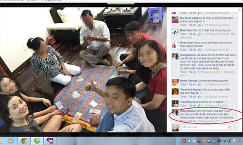 Nghi tu chuyen kiem sat vien dang anh tu suong tren Facebook