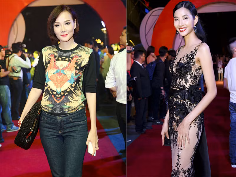 Cựu mẫu Dương Yến Ngọc và chân dài Hoàng Thùy.