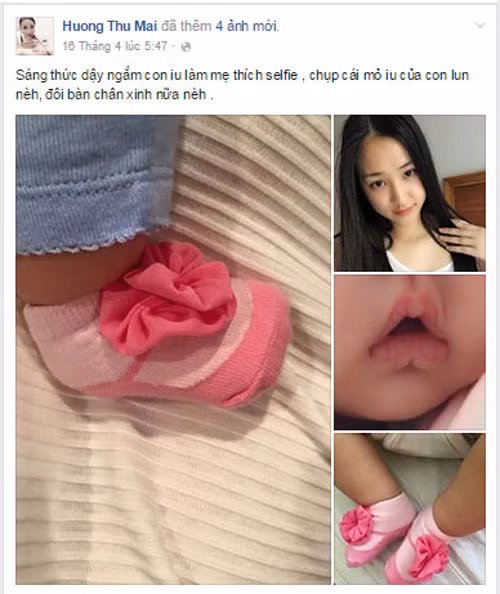  Maya khoe ảnh tự sướng cùng cô con gái nhỏ.