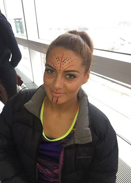 Được biết, Natalia Short đã về nhất ở phần thi thể thao với các thử thách: nhảy xa, ném tạ, chạy nước rút 60 mét và chạy tiếp sức. (Ảnh: Facebook nhân vật)