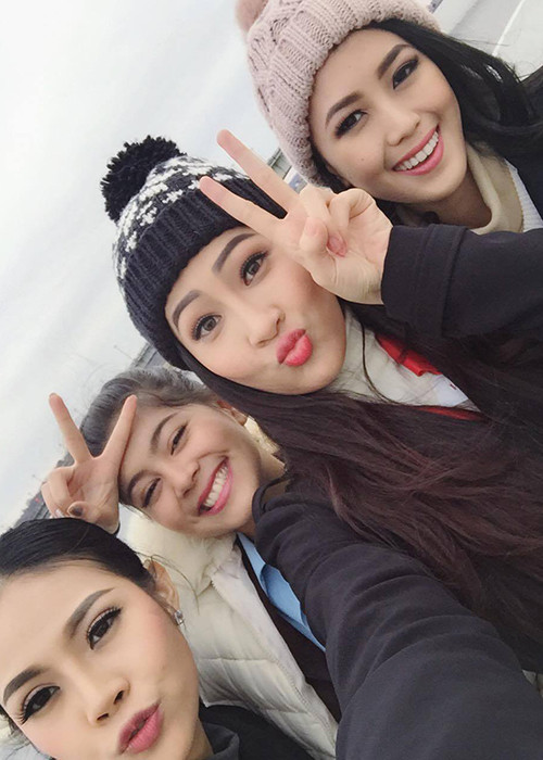 Phần thi siêu mẫu được xem là một trong những thử thách phụ quan trọng của cuộc thi Hoa hậu Thế giới 2016. (Ảnh: Facebook Diệu Ngọc) 