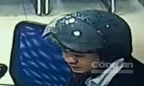 Ảnh rõ mặt kẻ gây án.