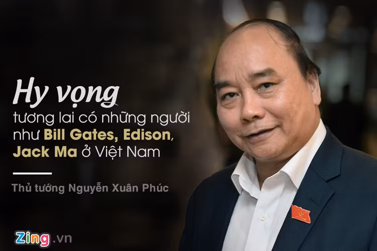 Ngày 3/12, tại lễ tuyên dương học sinh đoạt giải Olympic quốc tế, học sinh xuất sắc trong kỳ thi THPT quốc gia 2016, Thủ tướng Nguyễn Xuân Phúc cho rằng hệ thống giáo dục các trường đại học phải là những mô hình tiên tiến thì nước ta mới có những người tài năng như Bill Gates, Jack Ma. 