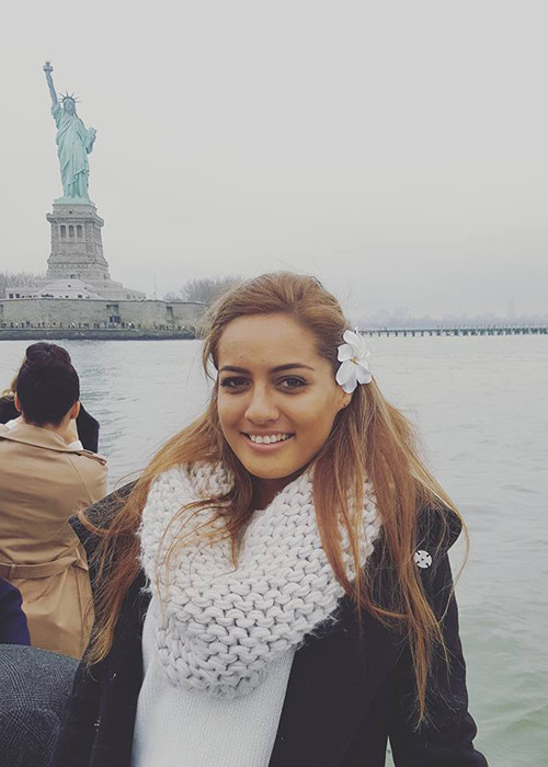 Đại diện Quần đảo Cook tại cuộc thi Hoa hậu Thế giới 2016 năm nay 22 tuổi, cao 1m77. (Ảnh: Facebook nhân vật) 