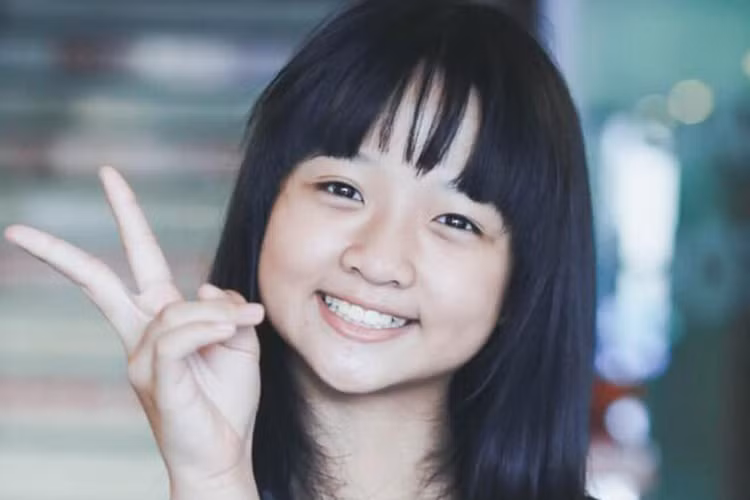 Thanh Mỹ từng chia sẻ, sau này lớn lên, em sẽ theo nghề diễn viên vì khi đóng phim, em được trải nghiệm và đi nhiều. (Ảnh: Facebook nhân vật)