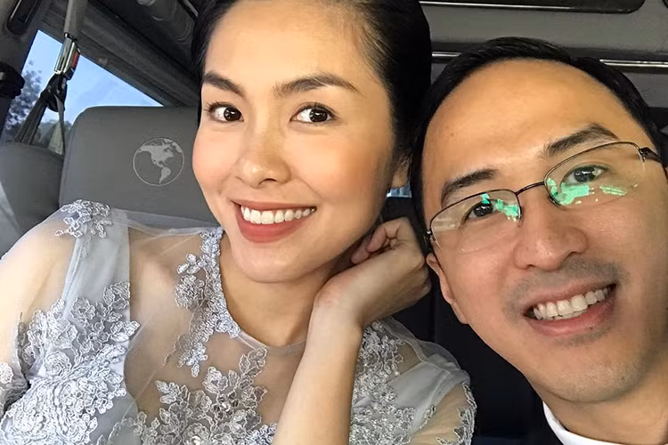 Hiện tại, nữ diễn viên khiến nhiều người ghen tỵ khi đang có cuộc sống viên mãn bên chồng con. (Ảnh: Instagram Louis Nguyễn)