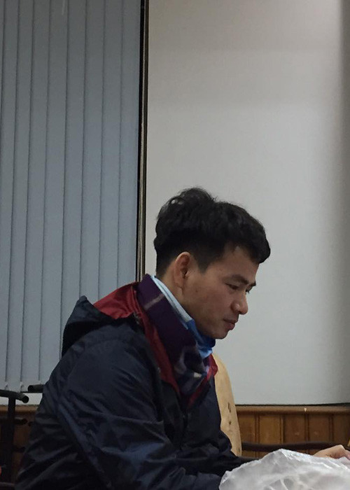 Nghệ sĩ Xuân Bắc cũng có mặt trong buổi tập luyện vào tối ngày hôm qua (30/12). Trong chương trình Táo quân, nam danh hài luôn đảm nhận vai Nam Tào. (Ảnh: Facebook NTK Đức Hùng)