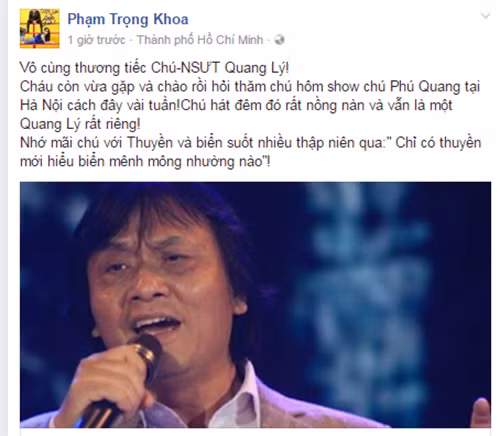 Sao Viet tiec thuong nghe si Quang Ly qua doi-Hinh-3