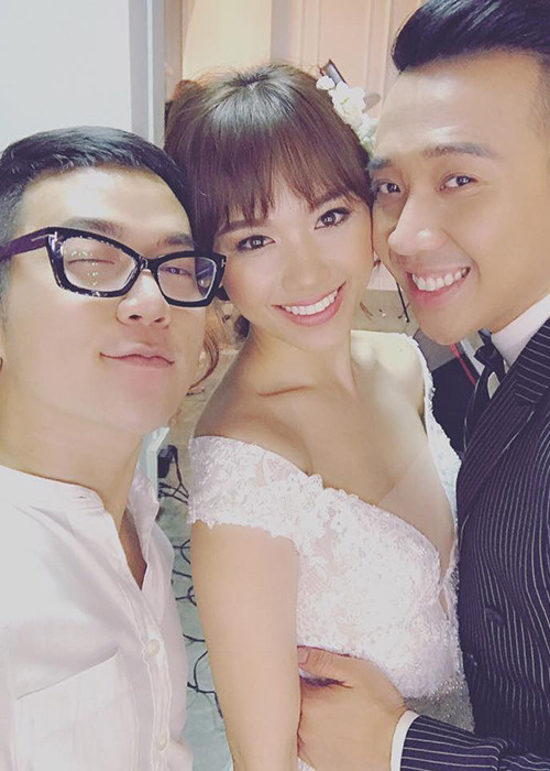 Lo hau truong chup anh cuoi cua Tran Thanh Hari Won