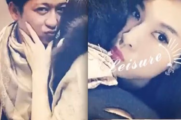 Trường Giang cũng gây ồn ào khi bị“tố” “bắt cá hai tay” trong năm 2016. Theo lời Quế Vân, trong thời gian yêu cô, nam danh hài còn hẹn hò với Nhã Phương. Để chứng minh cho những gì mình nói, Quế Vân công khai ảnh thân mật giữa mình và Trường Giang. (Ảnh: Facebook nhân vật)