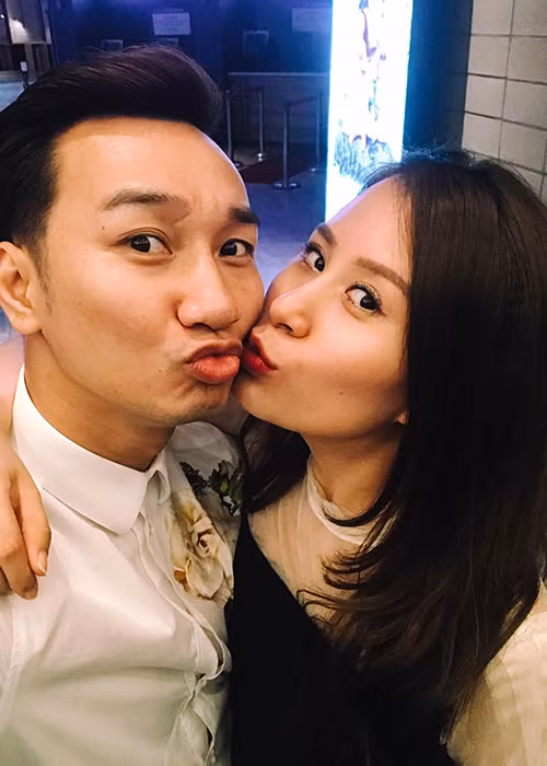 Bạn gái Thành Trung sở hữu nhan sắc xinh đẹp không kém một hot girl và có gu thời trang sang trọng. (Ảnh: Facebook nhân vật) 