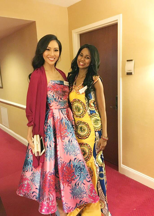 Đại diện Việt Nam luôn cố gắng để lại hình ảnh đầy năng lượng trong các hoạt động của cuộc thi. (Ảnh: Facebook nhân vật)