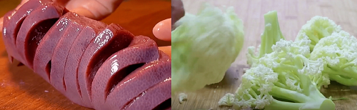 Súp lơ không xào với gan lợn. Súp lơ có giá trị dinh dưỡng cao, đặc biệt giàu xenluloza. Trong khi đó, gan lợn chứa nhiều sắt, đồng, kẽm và các nguyên tố vi lượng. Kết hợp hai thực phẩm này khiến cơ thể khó hấp thụ tối đa các chất dinh dưỡng trong gan lợn, đôi khi có thể ảnh hưởng đến chức năng dạ dày.