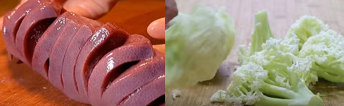 Súp lơ không xào với gan lợn. Súp lơ có giá trị dinh dưỡng cao, đặc biệt giàu xenluloza. Trong khi đó, gan lợn chứa nhiều sắt, đồng, kẽm và các nguyên tố vi lượng. Kết hợp hai thực phẩm này khiến cơ thể khó hấp thụ tối đa các chất dinh dưỡng trong gan lợn, đôi khi có thể ảnh hưởng đến chức năng dạ dày.