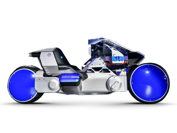 Mô tô điện Horwin Senmenti X nhìn như đến từ tương lai với các công nghệ tự cân bằng, tự lái, trợ lý AI. Đương nhiên, đến một lúc nào đó những thứ như thế này sẽ phổ biến trong cuộc sống của con người và chiếc mô tô này chỉ là một đại diện. Ảnh: NSX.