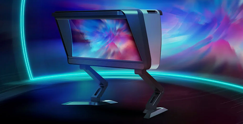 Màn hình thực tế tăng cường Brelyon Ultra sẽ đem đến màn hình tương đương 122 inch trong kích thước 32 inch khi nhìn trong một khoảng nhất định. Trong một thế giới ngày càng chật hẹp, ngoài thiết bị đeo trực tiếp thì nhu cầu một màn hình lớn nhưng chiếm không gian rất nhỏ là cần thiết. Ảnh: NSX.