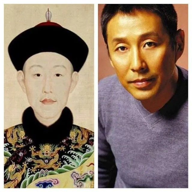 Khi nhìn thấy "Hoàng đế Càn Long trong bộ trang phục mùa đông", một số cư dân mạng thốt lên trông Hoàng đế rất giống một diễn viên nổi tiếng đó là Trần Đạo Minh. Một số khác lại phủ nhận cho rằng bức tranh trông giống Cát Ưu, thậm chí là giống Tôn Hải Anh.