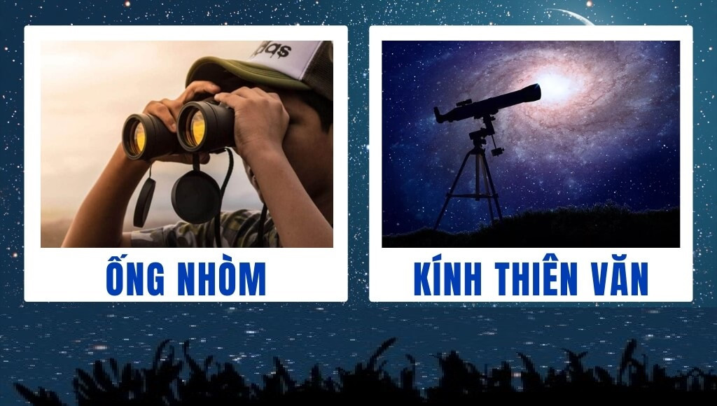 Bạn có thể ngắm siêu trăng bằng mắt thường, nhưng để có thể chiêm ngưỡng trọn vẹn hơn thì nên dùng ống nhòm hoặc kính thiên văn. Ảnh: Light Scope