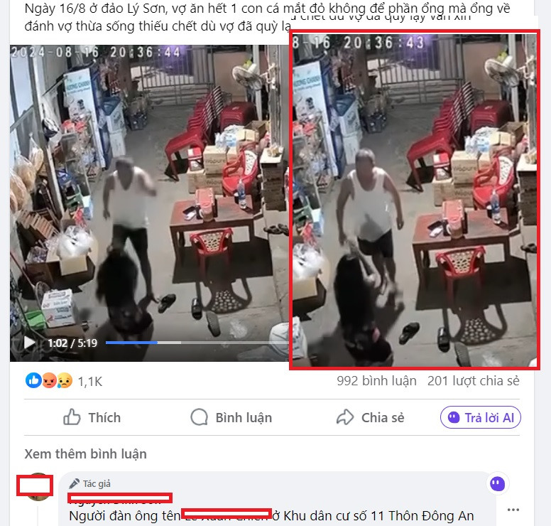 Nguoi dan ong o Ly Son danh vo “thua song thieu chet“