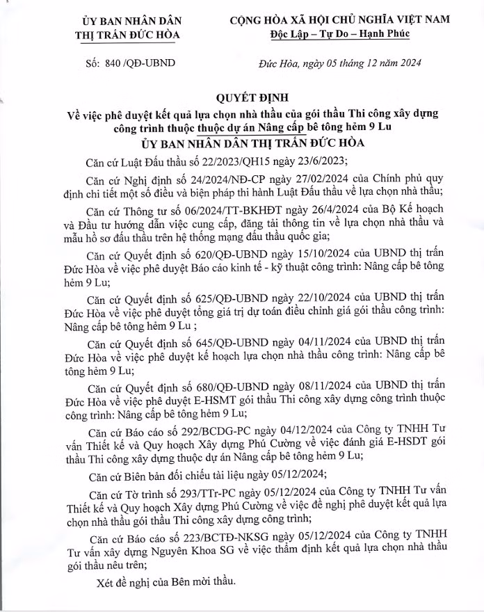 Long An: Đức Hòa Đức Minh trúng gói thầu hệ thống thoát nước hơn 4,8 tỷ - Hình 4 Long An: Duc Hoa Duc Minh trung goi thau he thong thoat nuoc hon 4,8 ty-Hinh-4