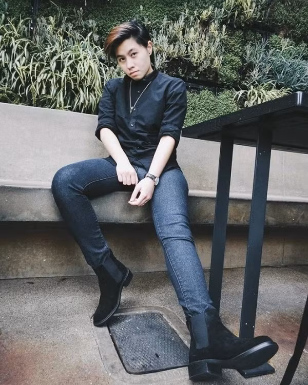 Hình ảnh tomboy trước đây của Alexandra Nguyễn.