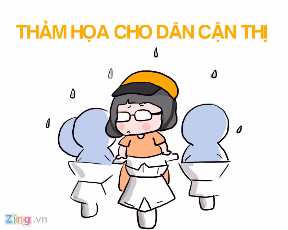 Thấu hiểu nỗi khổ khi thời tiết nồm ẩm nhất không ai khác chính là những thành phần "bốn mắt". Bởi mọi thứ với họ luôn trong trạng thái mờ mờ, ảo ảo.