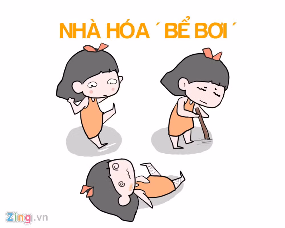 Nền nhà liên tục "đổ mồ hôi". Lần đầu tiên việc đi đứng trong nhà phải thận trọng như thế vì bạn có nguy cơ ngã nhào bất cứ lúc nào.