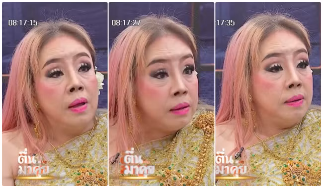 Vừa nhìn thấy chồng cũ, nữ đại gia U60 lập tức đứng bật dậy quát tháo, chỉ tay vào mặt Rangsee và tỏ thái độ không hài lòng khi anh ta xuất hiện tại đây. Nếu không có người can ngăn, suýt chút nữa người phụ nữ giàu có đã lao vào đánh chồng cũ.