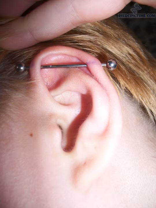 Bấm lỗ ngang Scaffold/industrial hợp với các cô nàng cá tính.