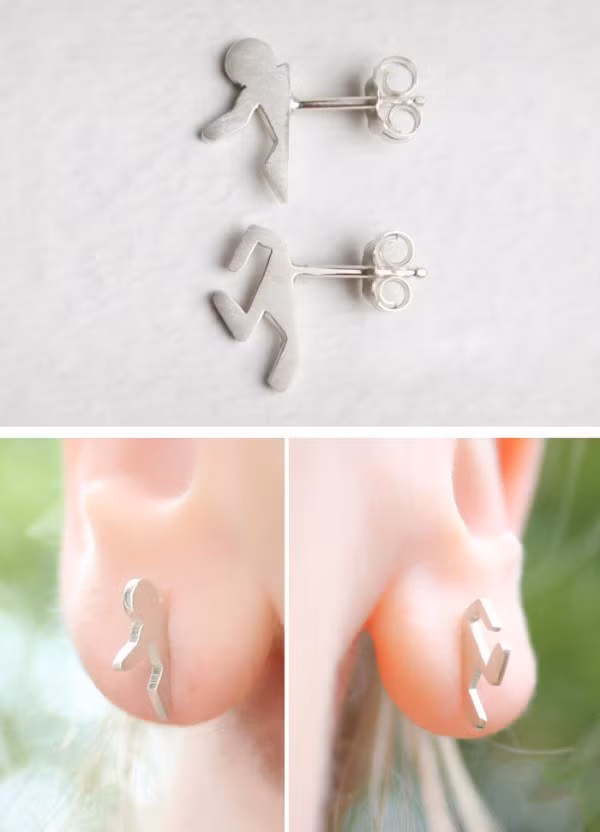 Một thiết kế bông tai đặc biệt ấn tượng khác.