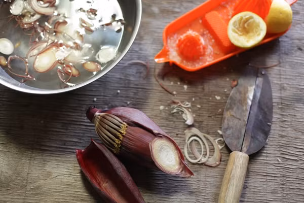 Bên cạnh những công dụng của hoa chuối ở trên, ăn trực tiếp hoa chuối xóc muối hoặc hoa chuối luộc còn có tác dụng chữa chứng kiết lị rất tốt.