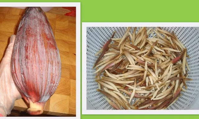 Bài 1: Lấy hoa chuối kết hợp với hoa trà ký sinh trên cây tiêu với lượng bằng nhau, cho thêm nước vào đun sôi ttrong khoảng 10 phút rồi chắt lấy nước uống.