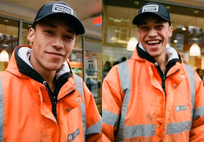 Mới đây, chàng công nhân Nicky Libert (26 tuổi, Hà Lan) cũng rẽ sang con đường người mẫu nhờ bức hình của nữ sinh viên nhiếp ảnh Danika Magdelena. Chỉ trong khoảng 10 ngày, cuộc đời Nicky bước sang trang mới khi nổi tiếng trên các trang mạng xã hội. Instagram của 9X tăng thêm hơn 20.000 người theo dõi chỉ trong vòng 24 giờ nổi tiếng. Hiện anh có 44.000 fan tại mạng này. Ảnh: Twitter.