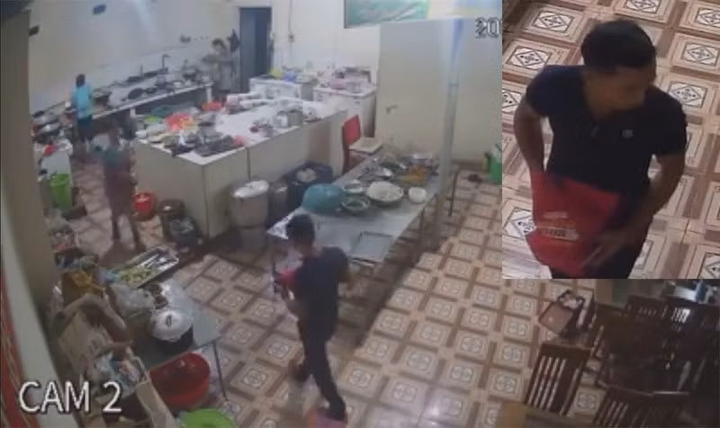 Lộc chở đồng bọn đến trạm dừng nghỉ Như Ngọc 358. Khoảng 21h cùng ngày, Lộc cảnh giới còn Cảnh mang cốc sứ đựng axit đi bộ đến gian bếp rồi tạt vào vùng mặt chị Nhâm. Gây án xong, hai đối tượng bỏ trốn.