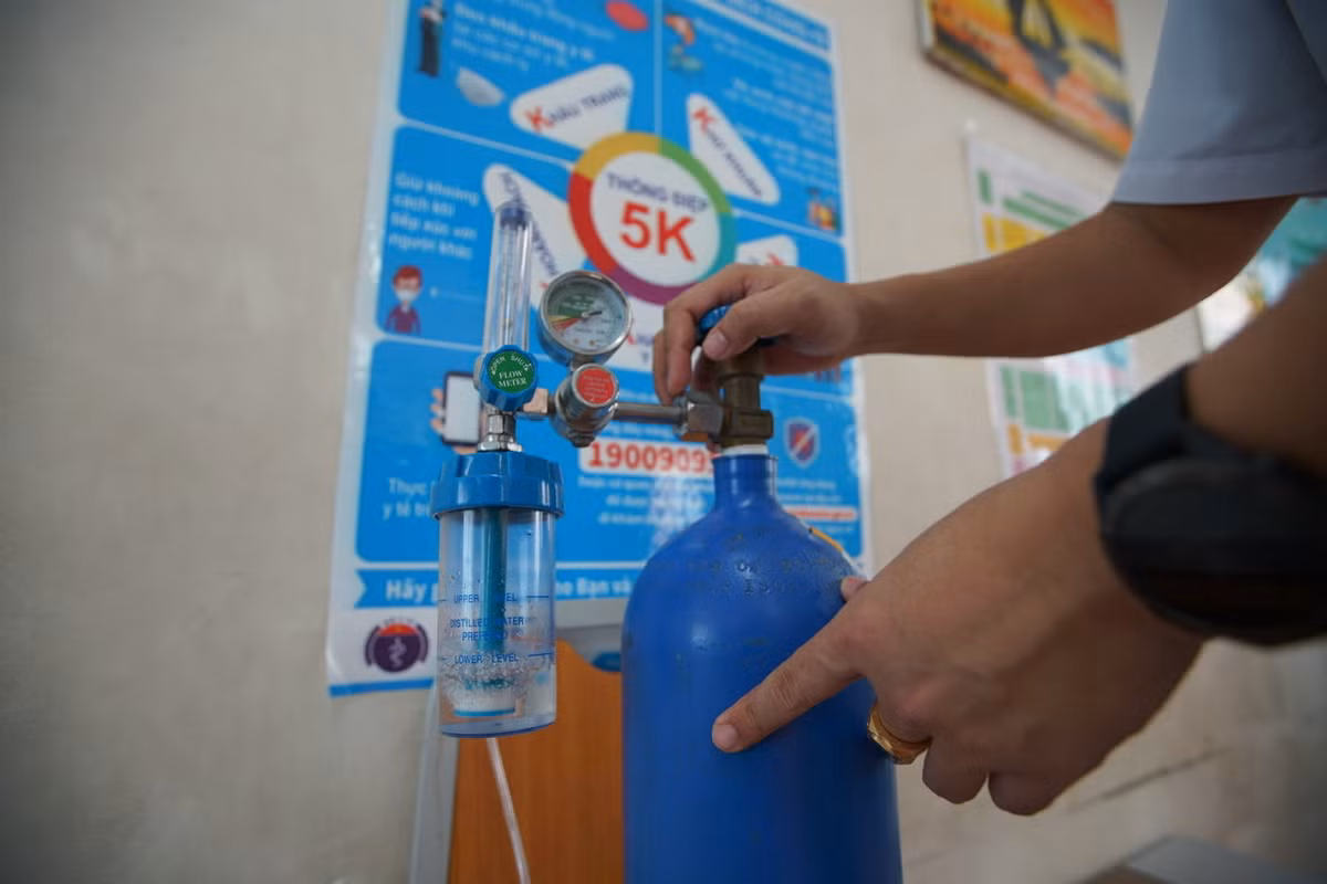 Các trạm y tế lưu động được trang bị trang thiết bị cơ bản đáp ứng công tác phòng chống dịch COVID-19.