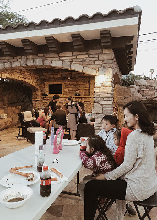 Có chồng là Việt kiều giàu có nhưng Kim Hiền chưa bao giờ khoe khoang cuộc sống sang chảnh của mình.