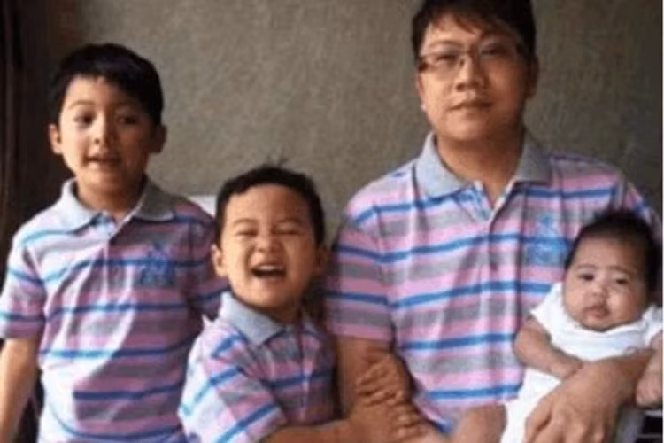 Diệp Mậu Thanh hiện là ông bố 3 con. Vợ của anh là Thành Diễm Nhàn - bạn thân của Triệu Vy. Ảnh: Gia đình Việt Nam