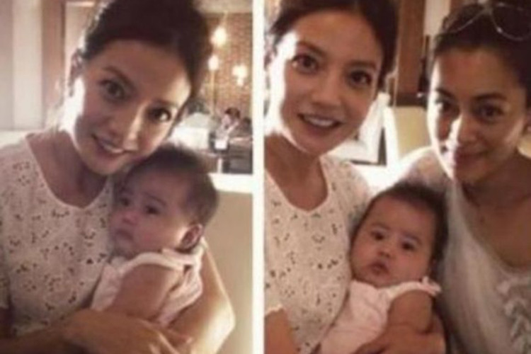 Triệu Vy có mối quan hệ khá tốt với vợ chồng Diệp Mậu Thanh. Ảnh: Gia đình Việt Nam