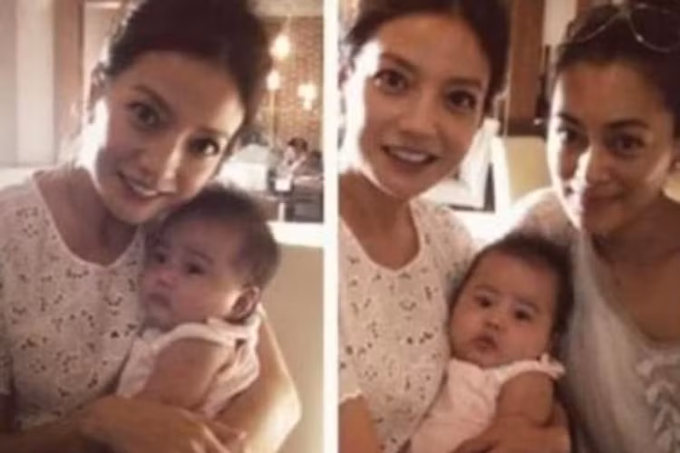 Triệu Vy có mối quan hệ khá tốt với vợ chồng Diệp Mậu Thanh. Ảnh: Gia đình Việt Nam