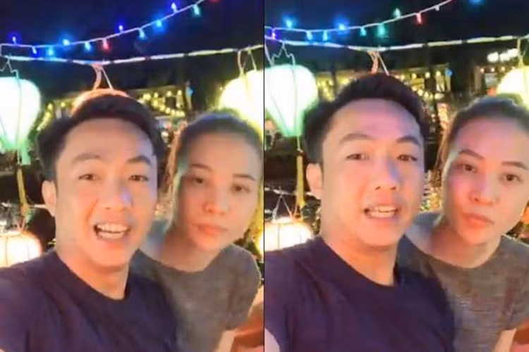 Sau lễ ăn hỏi, Cường Đô la - Đàm Thu Trang mới đây cùng livestream. Khi được hỏi về việc Đàm Thu Trang mang bầu, Cường Đô la phủ nhận. “Đang mong có em bé lắm nhưng mà chưa, chừng nào có thì cả nước sẽ biết”, nam doanh nhân chia sẻ. Ảnh: Vietnamnet