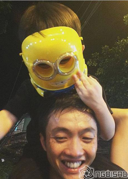 Bé Subeo là người mang lại cho Cường Đô la niềm hạnh phúc vô bờ bến. Ảnh: Ngôi sao