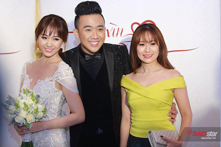 Hình ảnh Thanh Thúy đến dự đám cưới của Trấn Thành vào năm 2016. Ảnh: Saostar