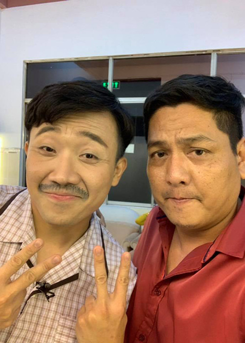 Sau dự án "Trạng Quỳnh", Đức Thịnh từng bày tỏ muốn tiếp tục hợp tác cùng Trấn Thành: “Cám ơn Trấn Thành đã cộng tác và hoàn thành xuất sắc vai A Xẩm trong phim Trạng Quỳnh. Một vai diễn hài hước xuất sắc. Hy vọng được gặp em lần nữa trong các dự án tới”. Ảnh: FBNV