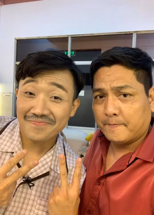 Sau dự án "Trạng Quỳnh", Đức Thịnh từng bày tỏ muốn tiếp tục hợp tác cùng Trấn Thành: “Cám ơn Trấn Thành đã cộng tác và hoàn thành xuất sắc vai A Xẩm trong phim Trạng Quỳnh. Một vai diễn hài hước xuất sắc. Hy vọng được gặp em lần nữa trong các dự án tới”. Ảnh: FBNV