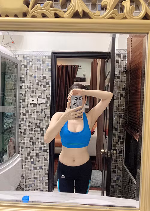 Nữ ca sĩ khá chăm chỉ khoe ảnh đời thường với người hâm mộ.