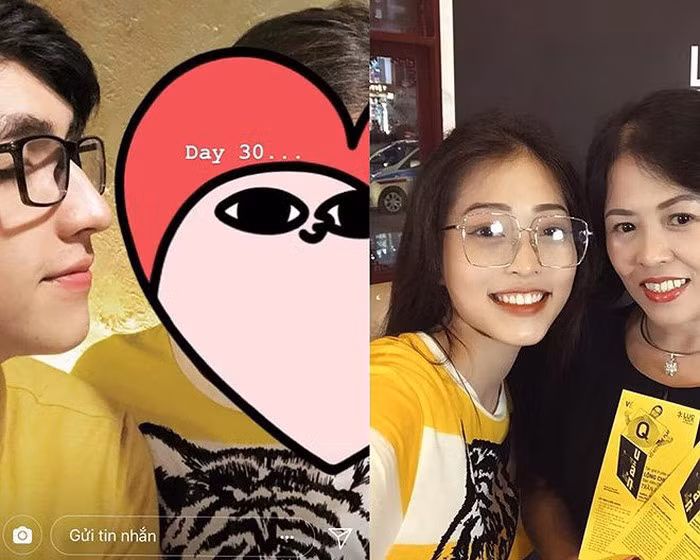 Lục tìm trên Instargram của cả hai, nhiều người phát hiện sự trùng hợp kỳ lạ, như việc cô gái mặc áo phông trong bức ảnh đã được Bình An dùng biểu tượng trái tim che mặt có chiếc áo giống hệt áo của Phương Nga.