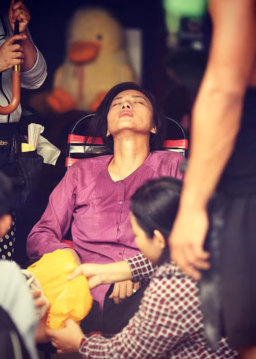 Trong quá trình đóng phim hành động, nữ diễn viên không tránh khỏi các chấn thương.